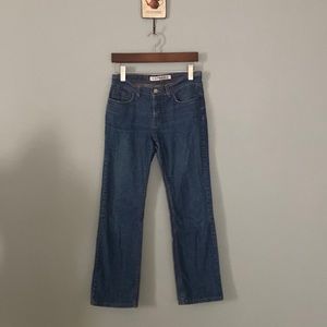 Express Low Rise Boot Cut Jeans 5/6 S